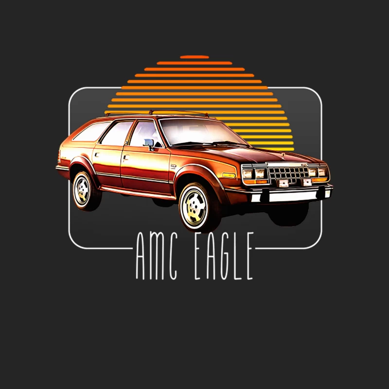AMC Eagle  Retro Classic Car Lover Design Female Pullover Sweatshirt