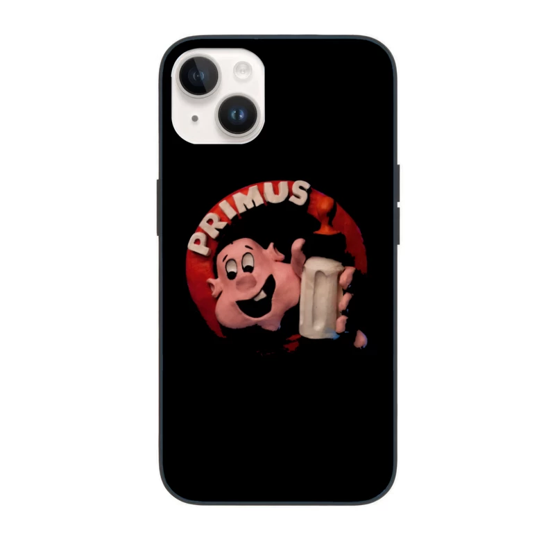 Vintage Primus Beer Mascot with Beer Mug iPhone Case