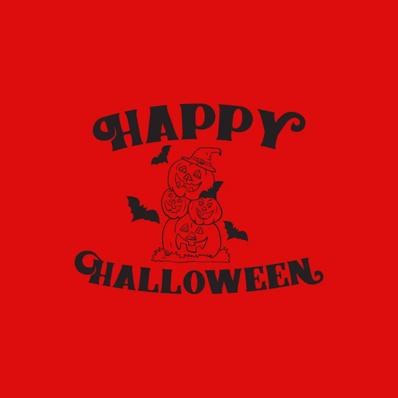 Citrouilles et chauves-souris pour Halloween Homme Débardeur