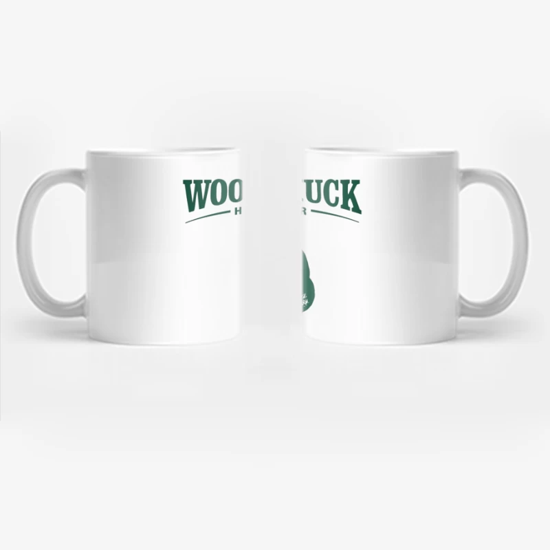 Woodchuck Hard Cider Green Logo with Mascot Design Coffee Mug