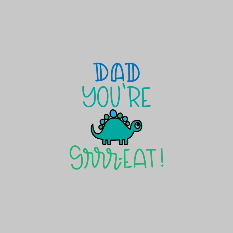 Carte amusante pour papa avec dinosaure Homme Manches Longues T-Shirt