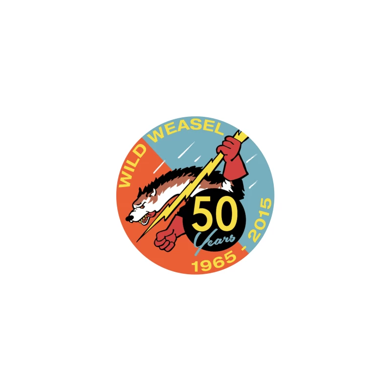 Wild Weasel 50 Years Desk Mat