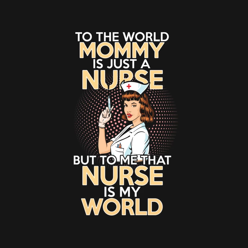 Maman infirmière, mon monde Homme Manches Longues T-Shirt