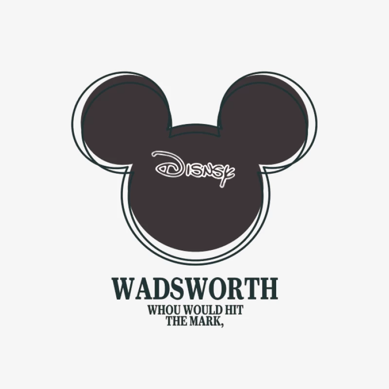Logo Wadsworth avec élément Disney Femme Sweat-shirt à enfiler