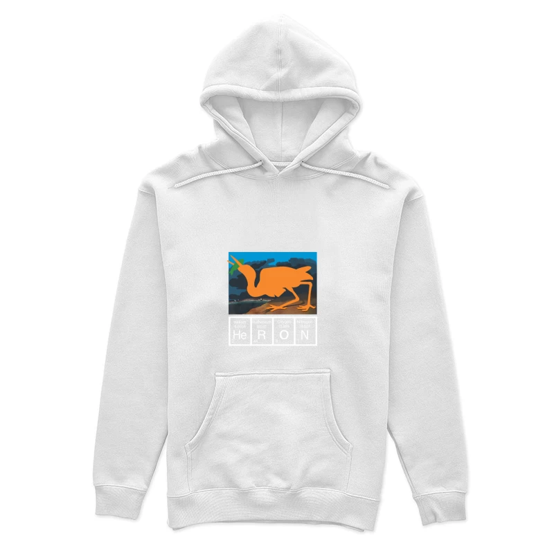 Kreativer Vogel mit chemischen Elementen Damen Pullover Hoodie
