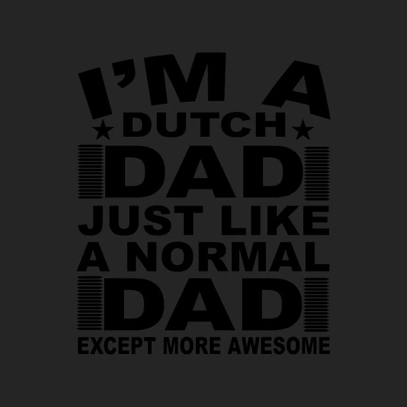 T-shirt de papa néerlandais Homme Sweat-shirt à enfiler