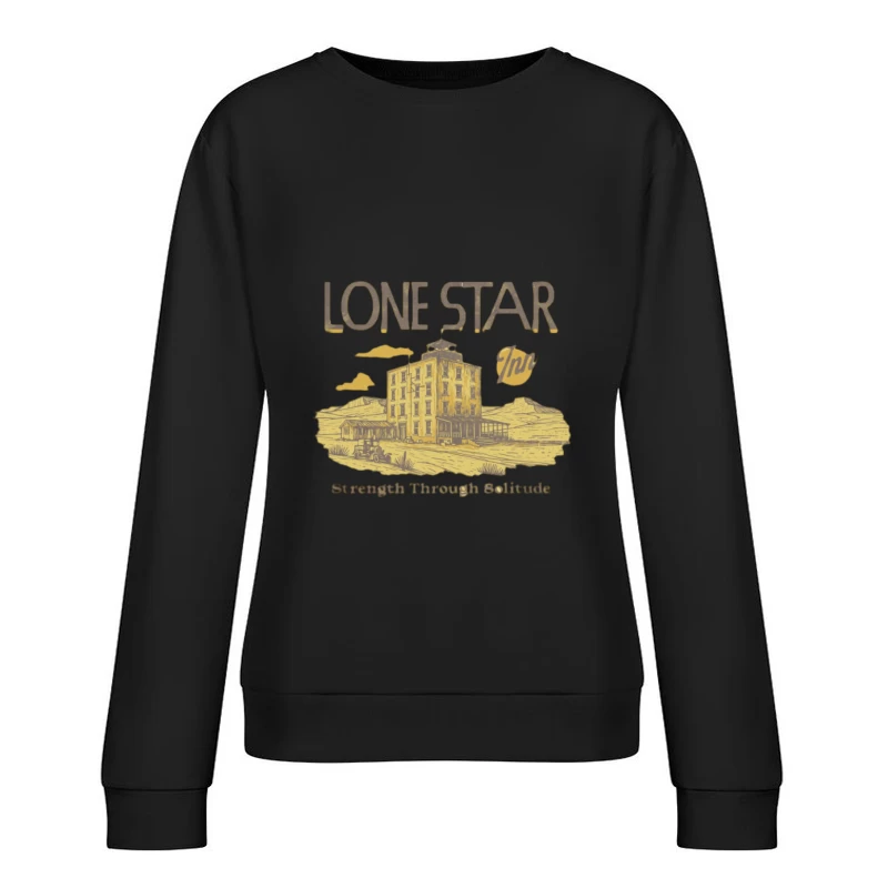 Hôtel Désertique et Voiture Ancienne Femme Sweat-shirt à enfiler