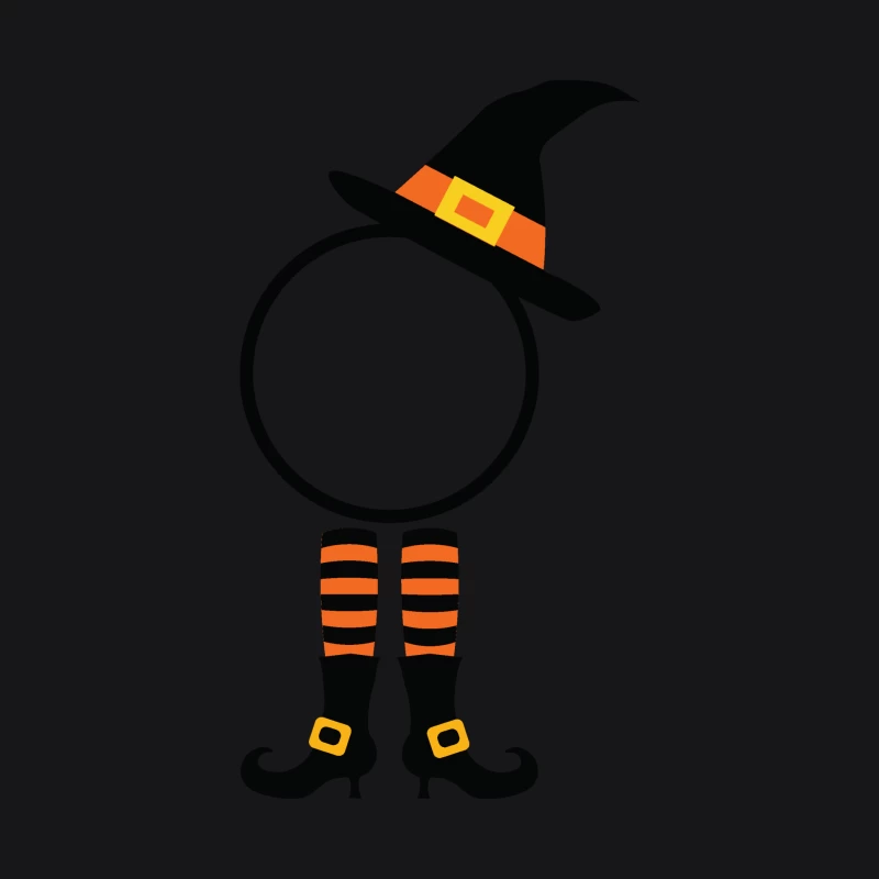 Silhouette de sorcière Halloween Femme Sweat à capuche