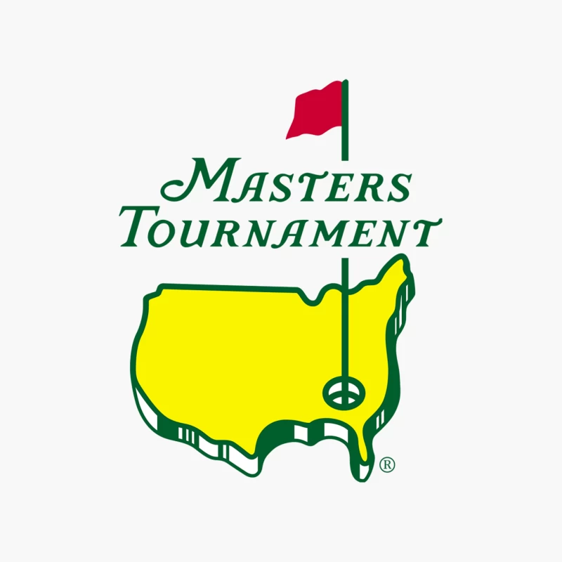 The Masters Tournament Official Logo - Augusta National Golf Championship Cotton Tote Bag