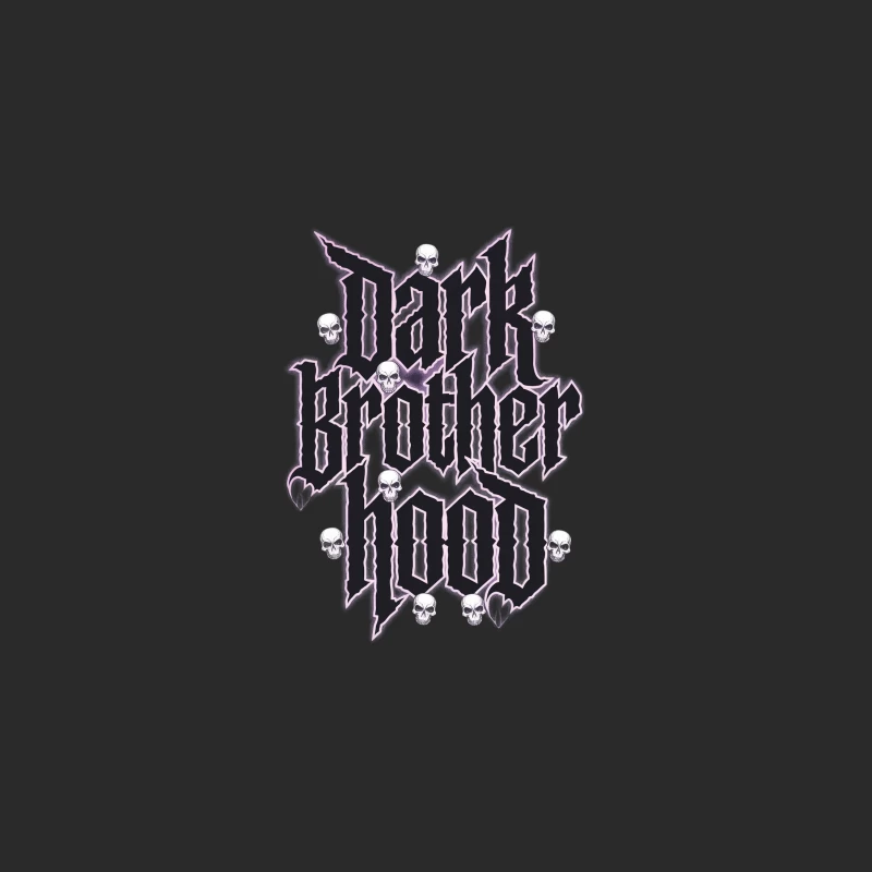 Gothic Dark Brotherhood Logo with Skulls Baseball Cap