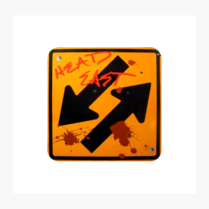 3 HEAD EAST Throw Pillow