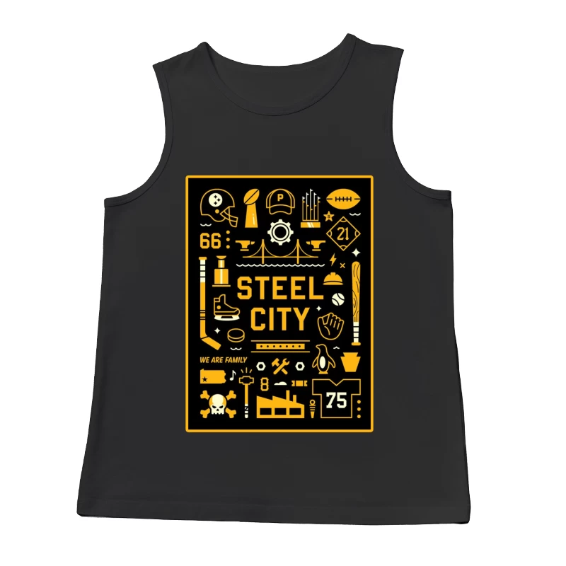 PITTSBURGH SPORTS Male Tank Top