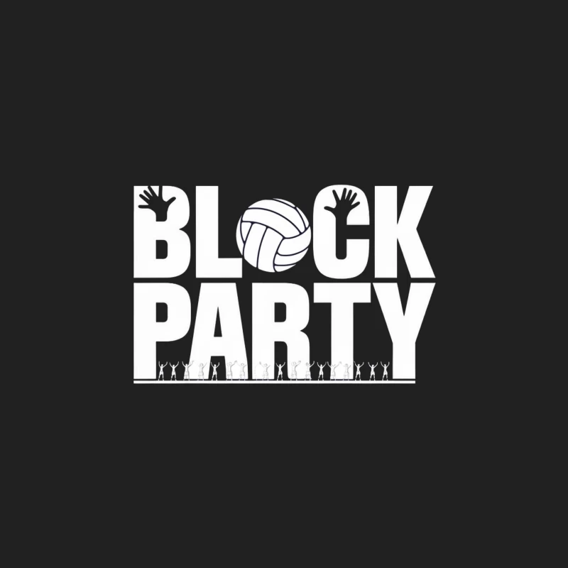 Minimalist Black and White Volleyball Sketch Bucket Hat
