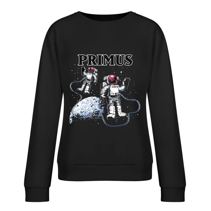 Primus Band Space Astronaut Art Illustration Female Pullover Sweatshirt