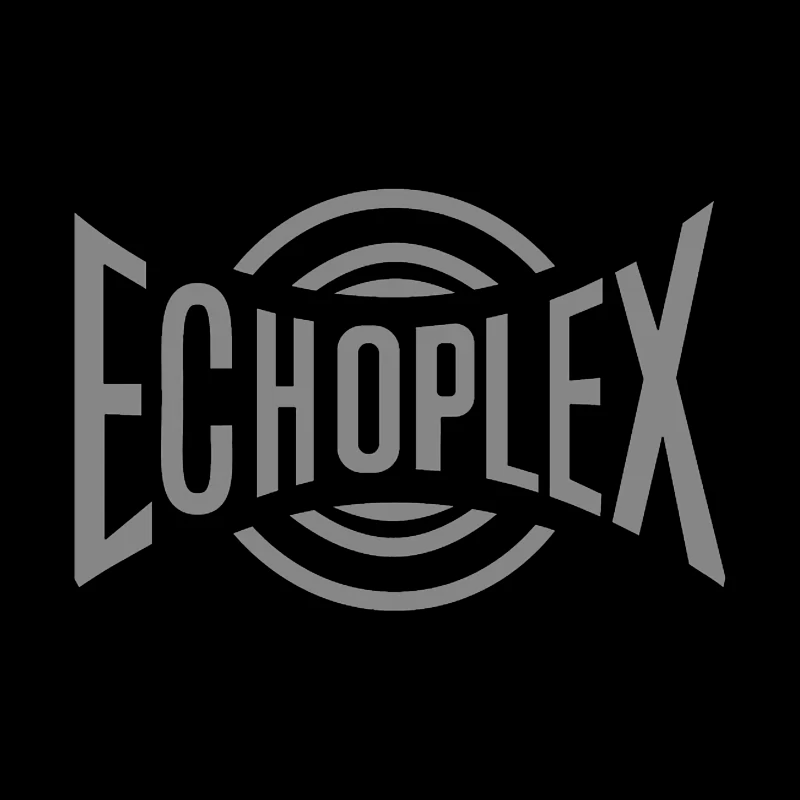 Echoplex Vintage Audio Brand Logo Design Tapestry