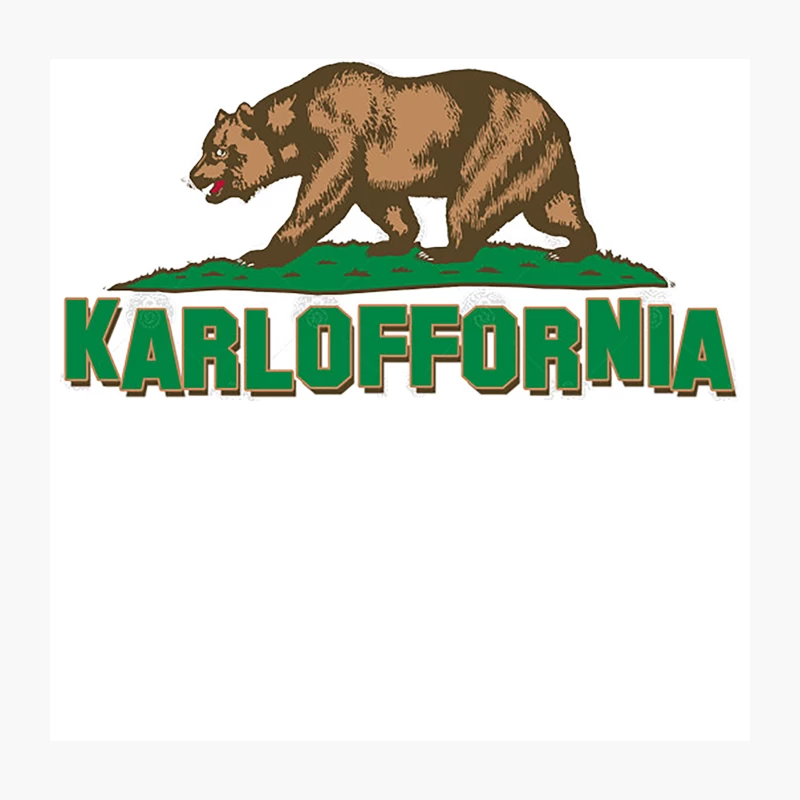 Karloffornia Throw Pillow