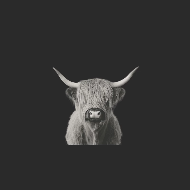 Majestic Highland Cattle: A Close-up Portrait Baseball Cap