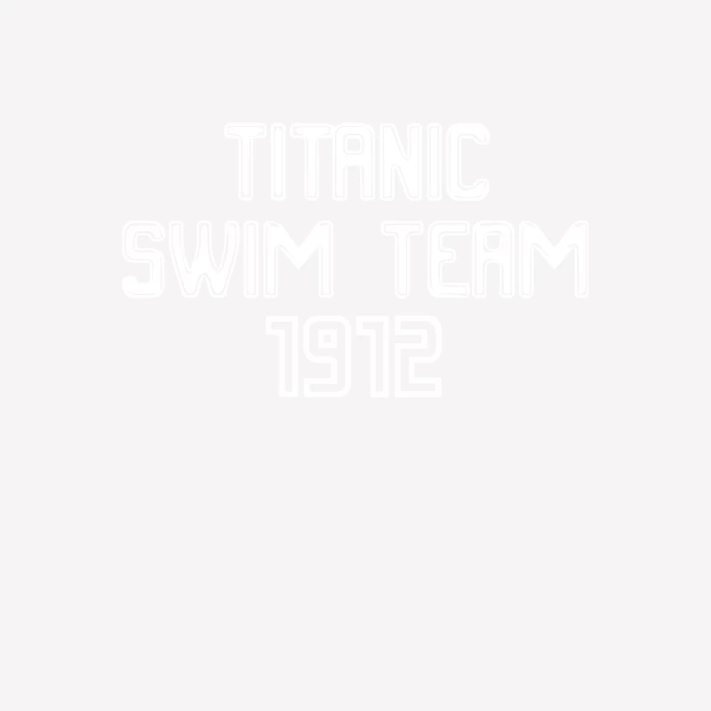 Titanic Swim Team 1912 Funny Female T-Shirt