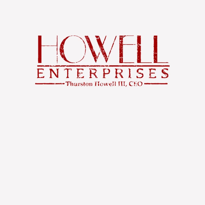 Howell Enterprises, distressed Male T-Shirt