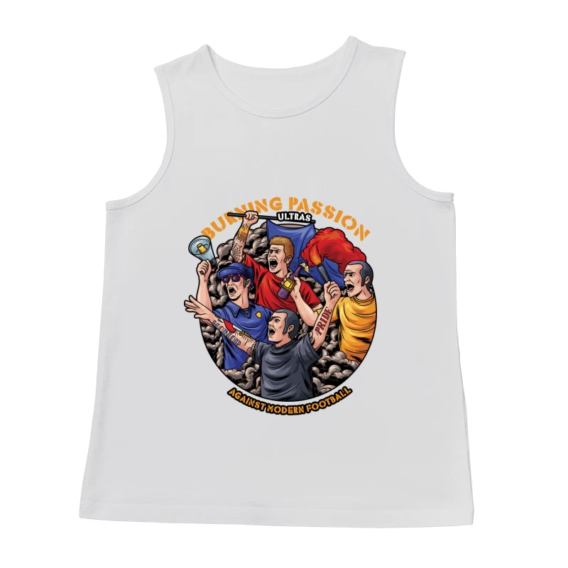 Passionate Ultras Against Modern Football Male Tank Top