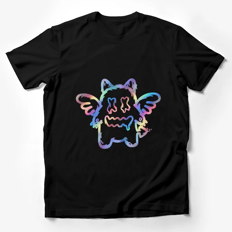 Buntes fliegendes Monster Herren T-Shirt