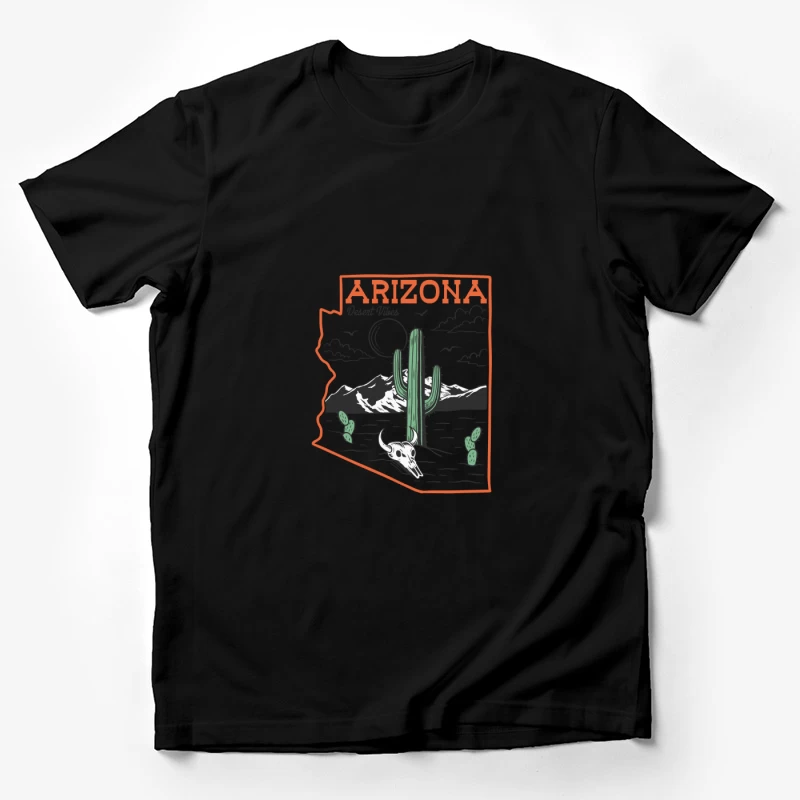 Arizona Wüstenlandschaft mit Kaktus Herren T-Shirt