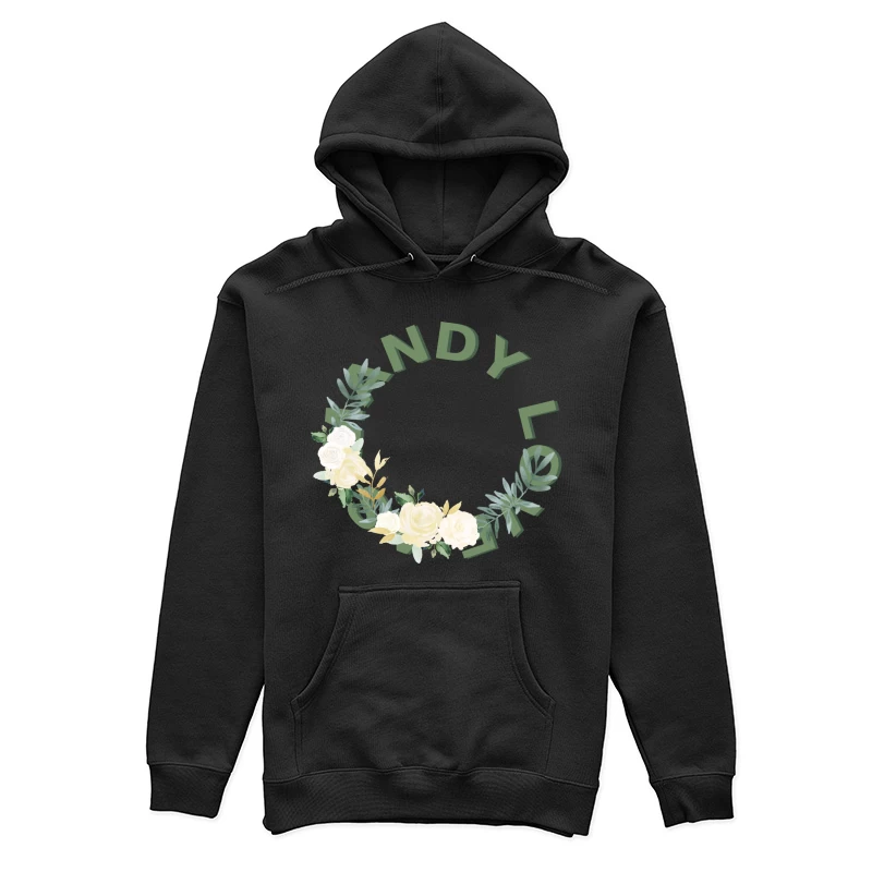 Floraler Hochzeitskranz Damen Pullover Hoodie