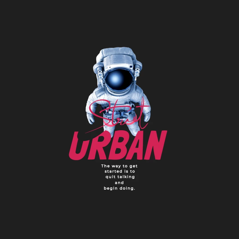 Astronaut und Motivation im urbanen Stil Herren Tanktops