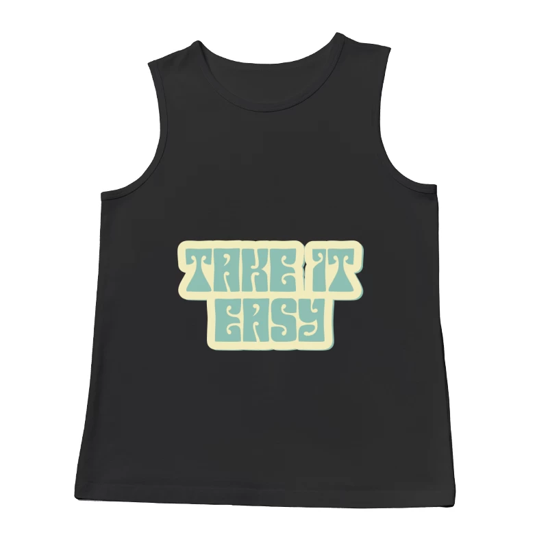 Entspannt bleiben mit Retro-Schriftzug Herren Tanktops
