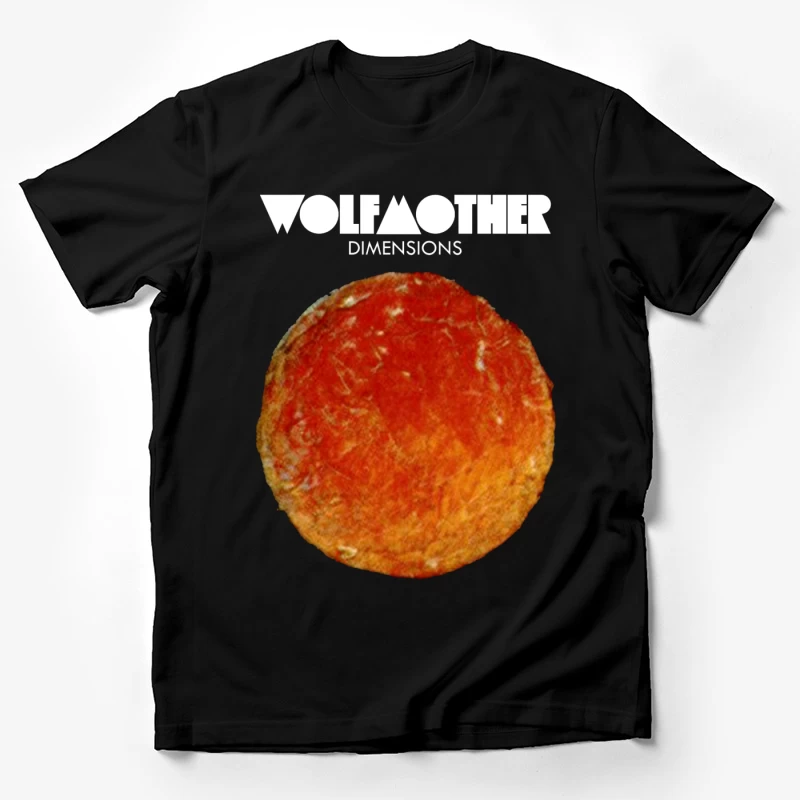 Wolfmother - Dimensions Album Cover with Orange Celestial Design Male T-Shirt