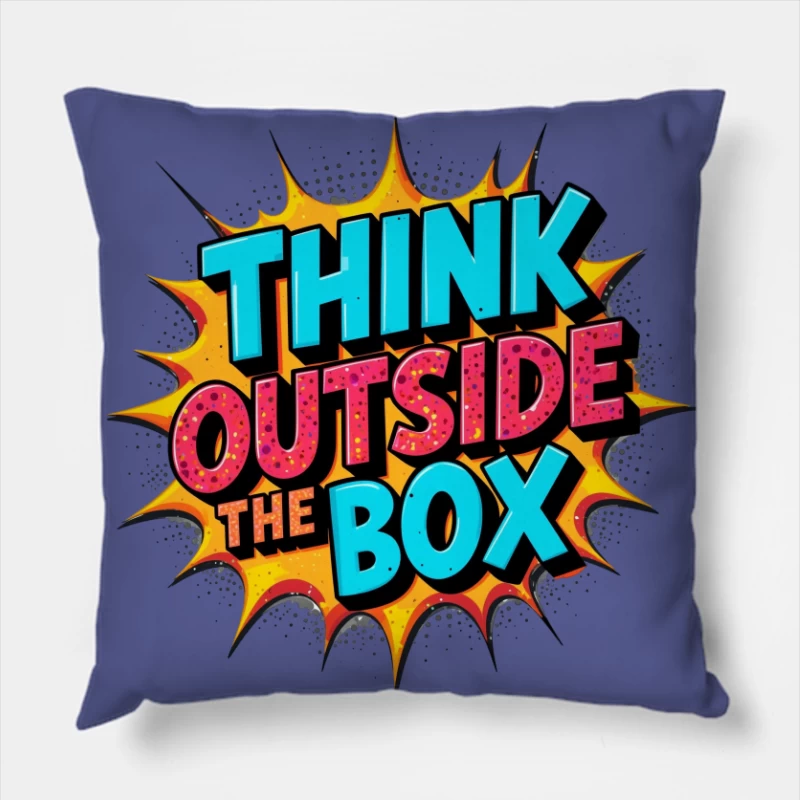 Creative Thinking Concept Throw Pillow