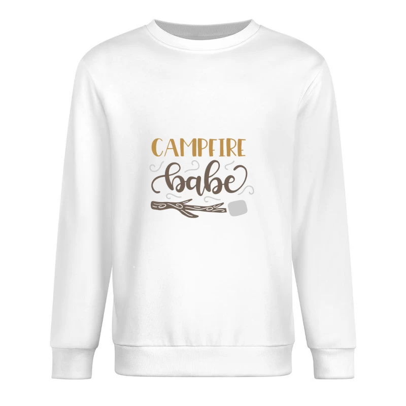 Design de Campfire Babe Homme Sweat-shirt à enfiler