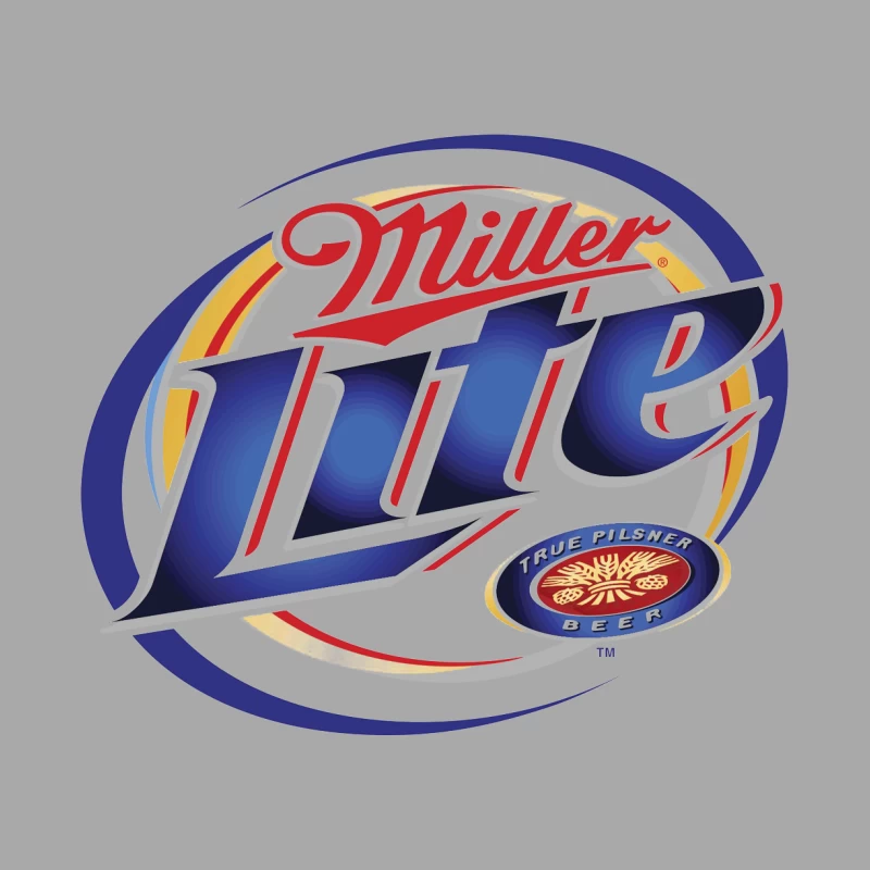 Miller Lite Beer Logo: Classic American Pilsner Branding Female Pullover Hoodie