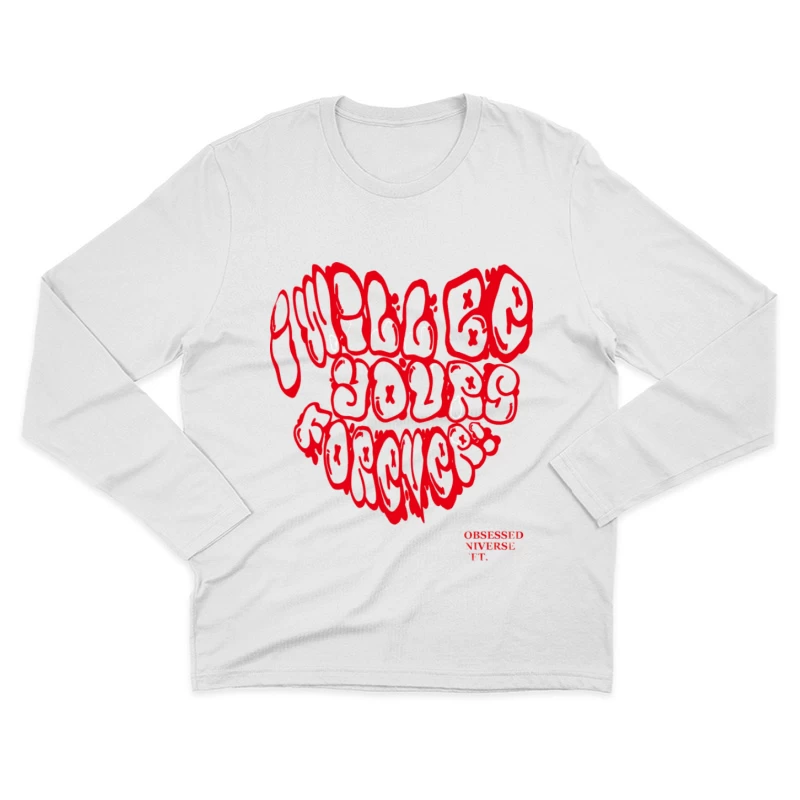 Ich werde für immer deins sein Herren Langarm T-Shirt