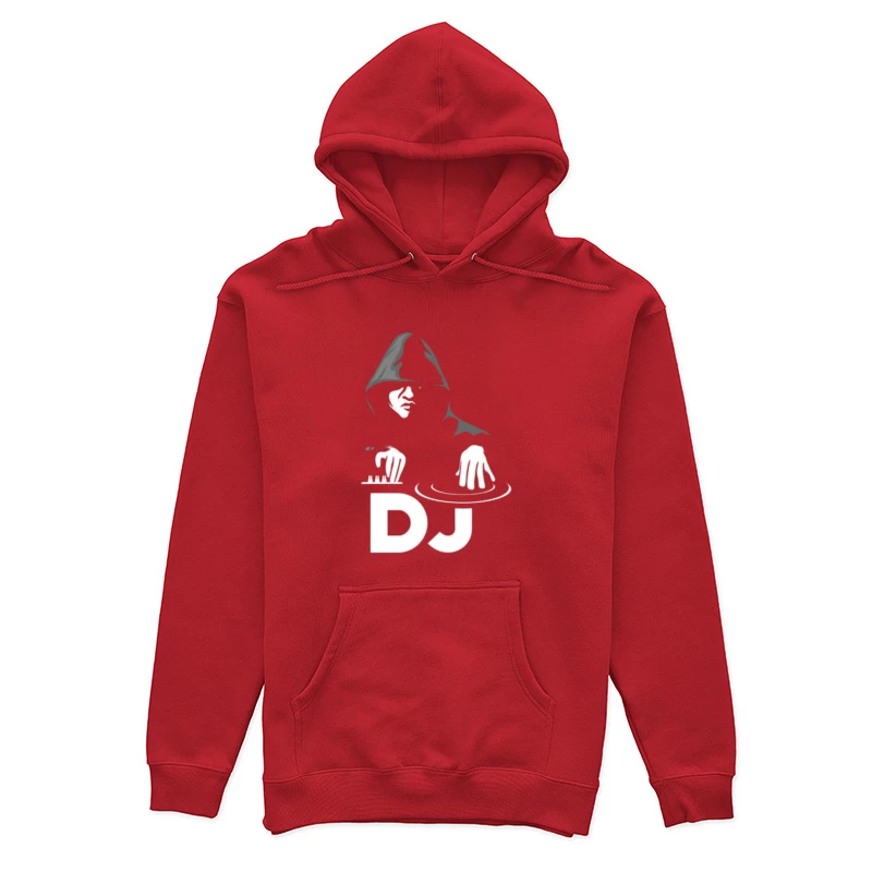 DJ Performing in Silhouette Female Pullover Hoodie
