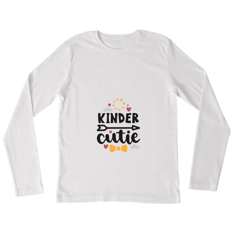 Dessins Mignons pour Enfants Femme Manches Longues T-Shirt