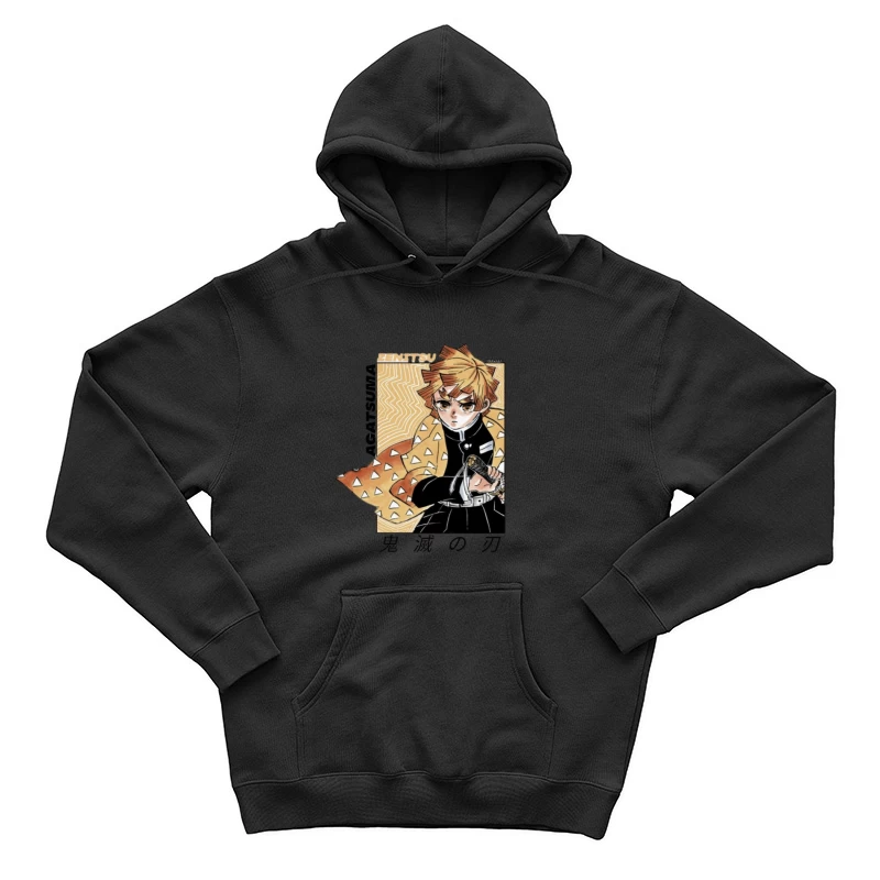 Charakter mit Schwert Herren Pullover Hoodie