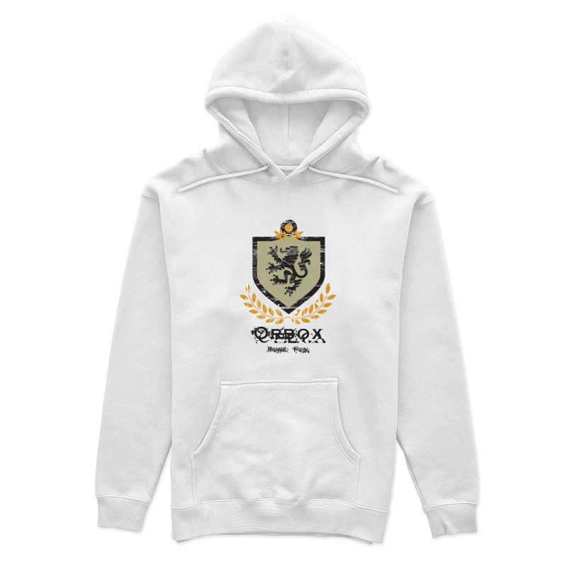 Blason avec lion et couronne Femme Sweat à capuche