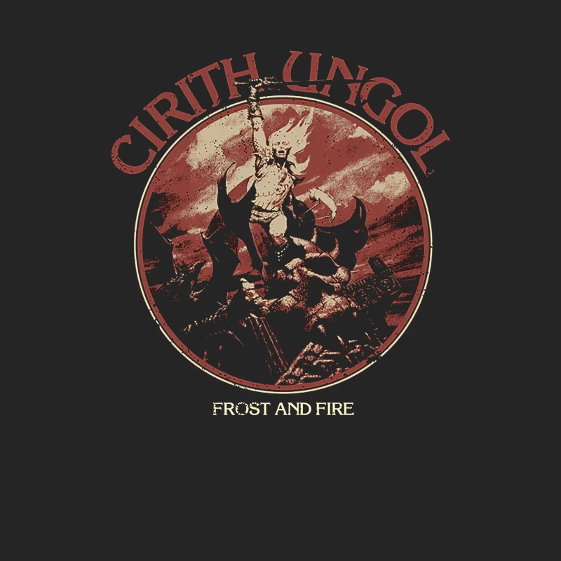 Cirith Ungol Frost and Fire Female Pullover Sweatshirt