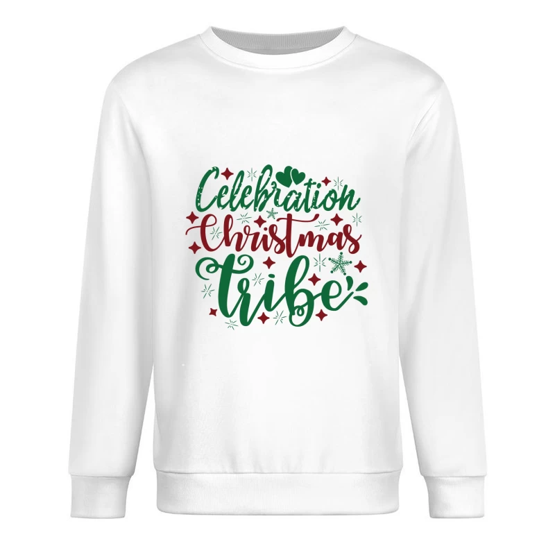 Tribu de Noël Célébration Homme Sweat-shirt à enfiler