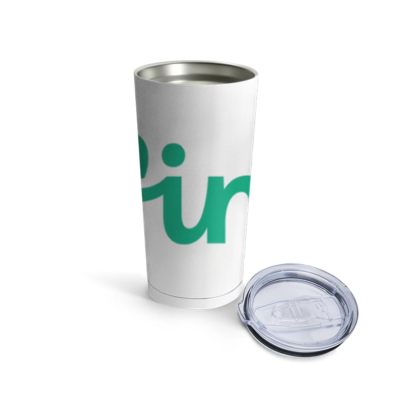 Vine Social Media Platform Green Logo Travel Mug