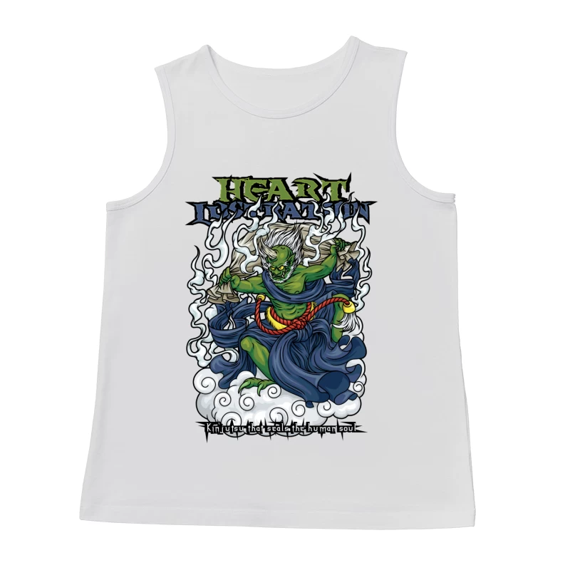 Demon Illustration with Kintsutsu Theme Male Tank Top