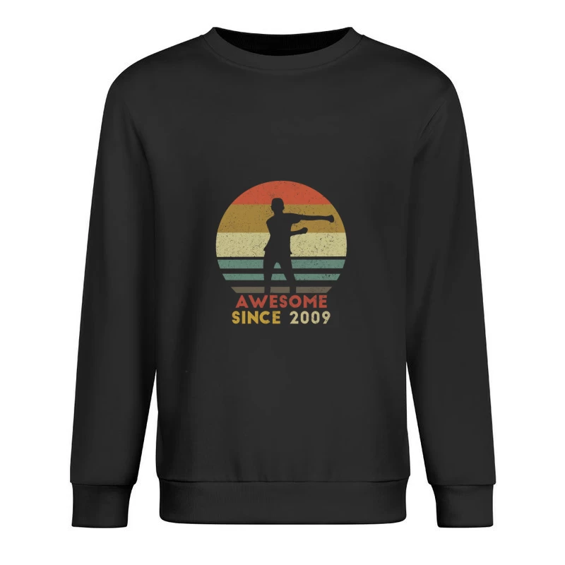 Silhouette rétro: Génial depuis 2009 Homme Sweat-shirt à enfiler