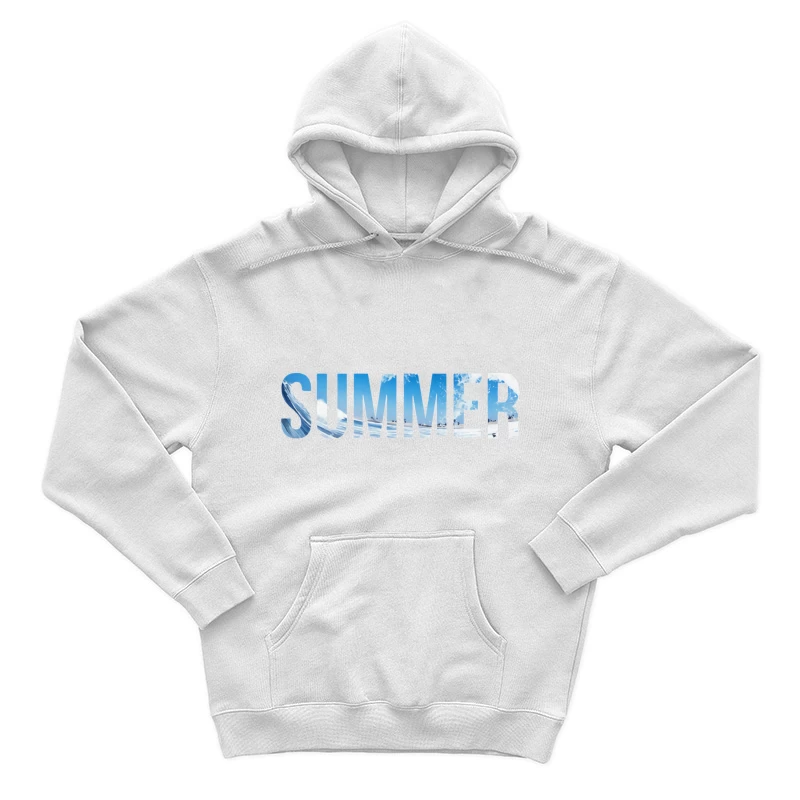 Sommer mit Ozeanwellen Herren Pullover Hoodie