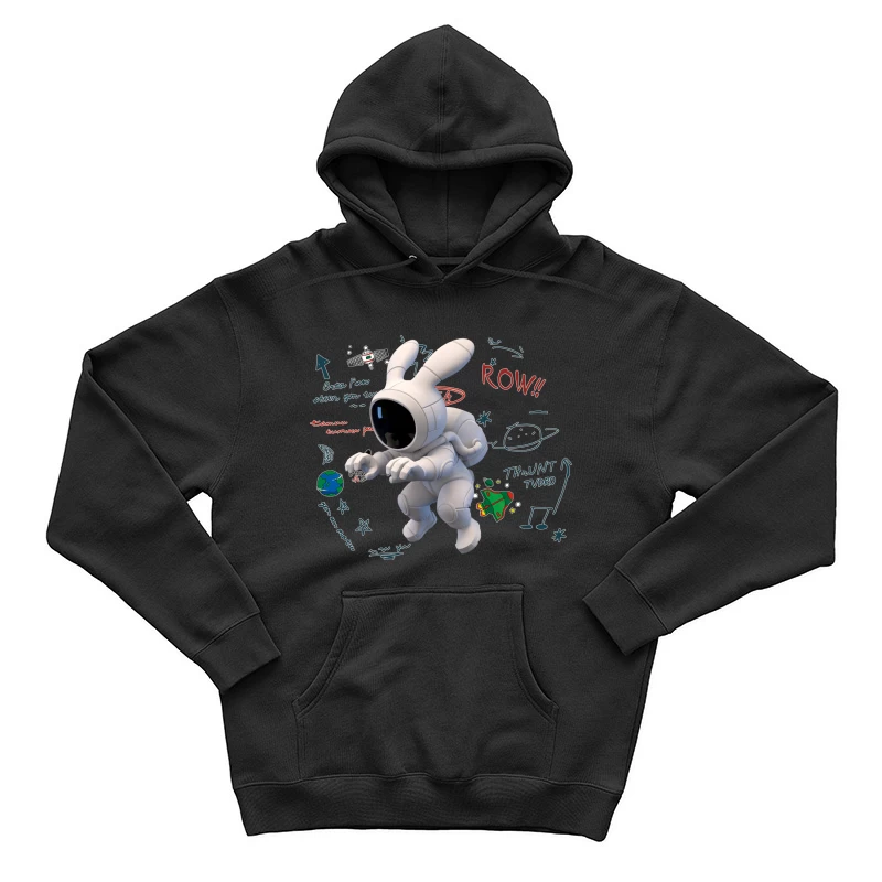 Kreativer Astronaut im Weltraumdesign Herren Pullover Hoodie