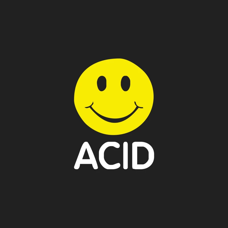 ACID HOUSE SMILEY FACE 90_s Rave Club Hardcore Party Bucket Hat