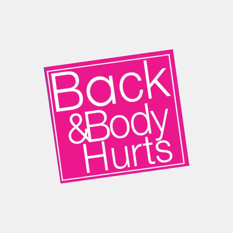 Back & Body Hurts Male Tank Top