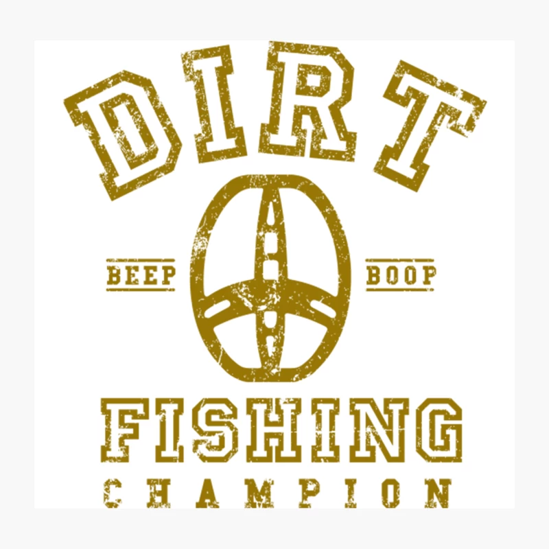 Dirt Fishing Throw Pillow