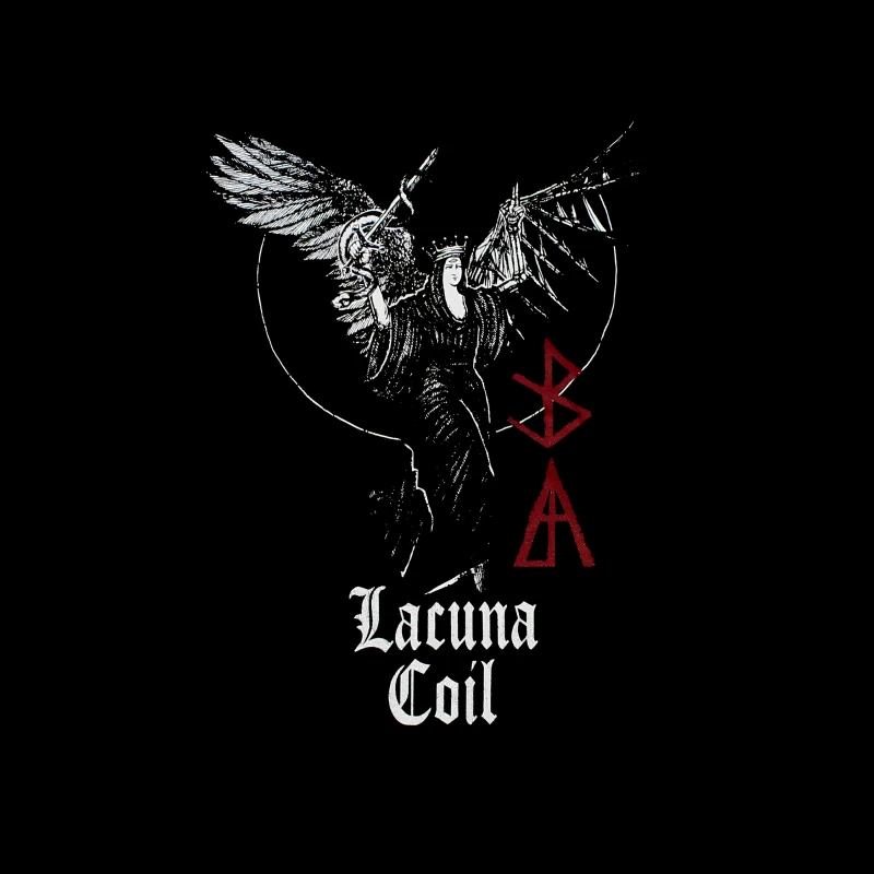 Lacuna Coil Layers of Time Throw Pillow