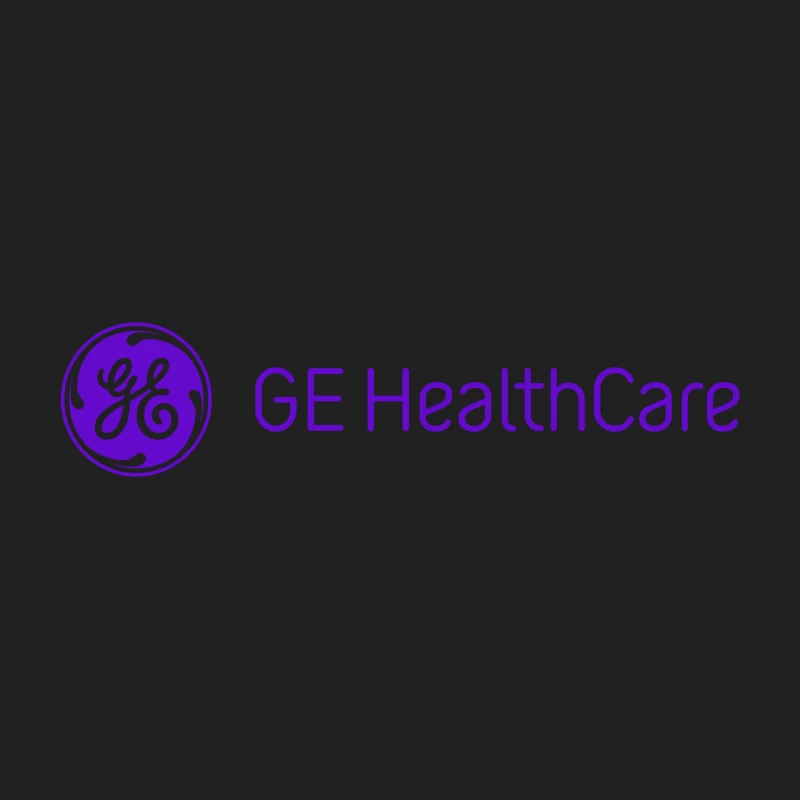 GE Healthcare Corporate Logo in Purple Bucket Hat